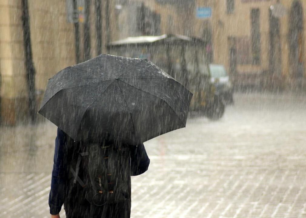Counties projected to have the most extreme precipitation days in 2050